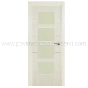 Puertas Hoja Maciza en DM Puerta Textil V4